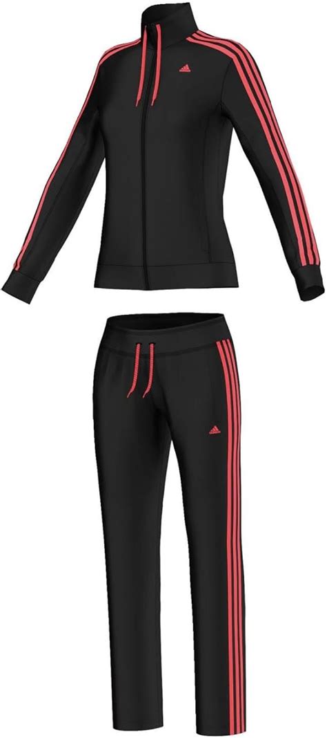 adidas anzug schwarz damen